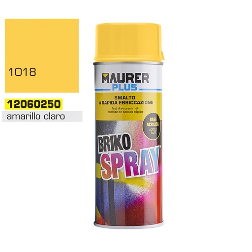 [12060250] Spray Pintura Amarillo Claro Zinc 400 ml.