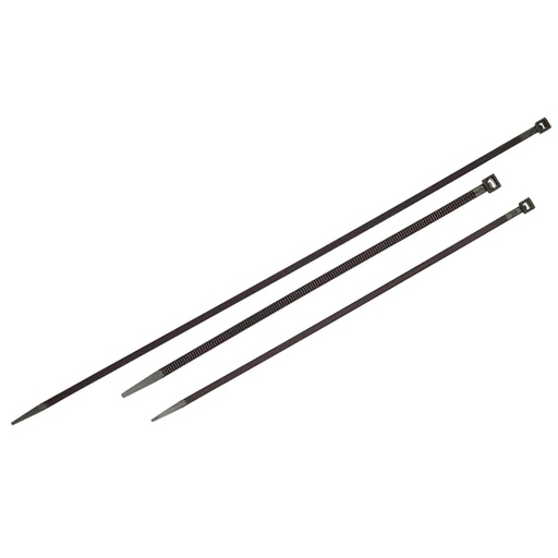 [13050040] Bridas Nylon 100% Negra 3,5x280 mm. (Bolsa 100 Unidades)