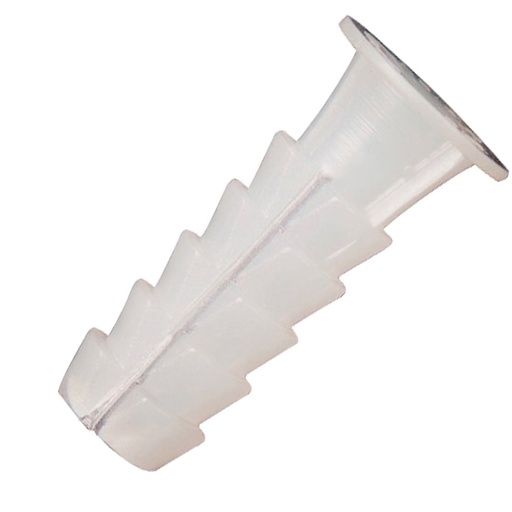 [13050110] Taco Wolfpack Plástico Blanco 12x45 mm. (25 uindades)