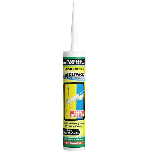 [14040008] Masilla Acrilica Blanca 280 cm³.