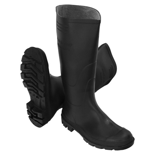 [15010105] Botas Goma Altas Negras Nº 45 (Par)