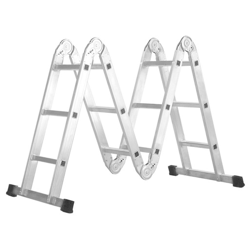 [23020200] Escalera Multiposicional Aluminio 6 Rotulas 12 Peldaños