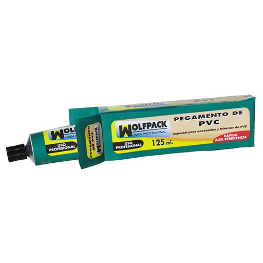 [14020160] Pegamento PVC  Wolfpack    125 ml.