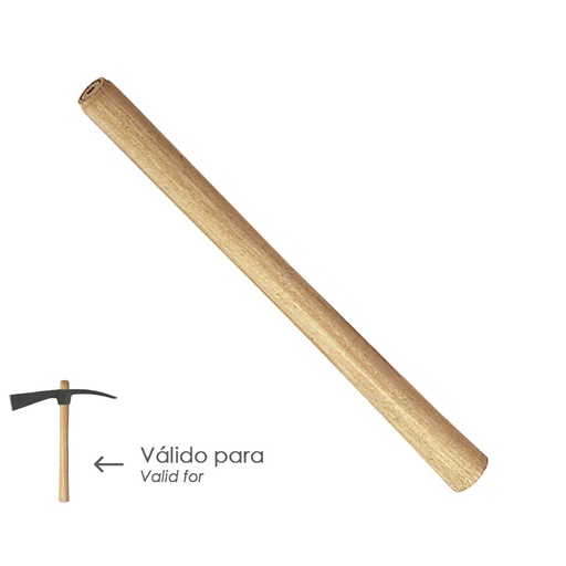 [2290410] Mango Madera Alcotana Cónico 500x23-28 mm