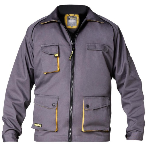 [15017010] Chaqueta de Trabajo Gris/Amarillo Talla 56/58 XL
