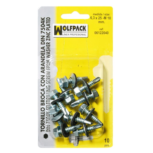 [6122010] Tornillo Broca 4,8x19-8 mm. (20 Piezas)