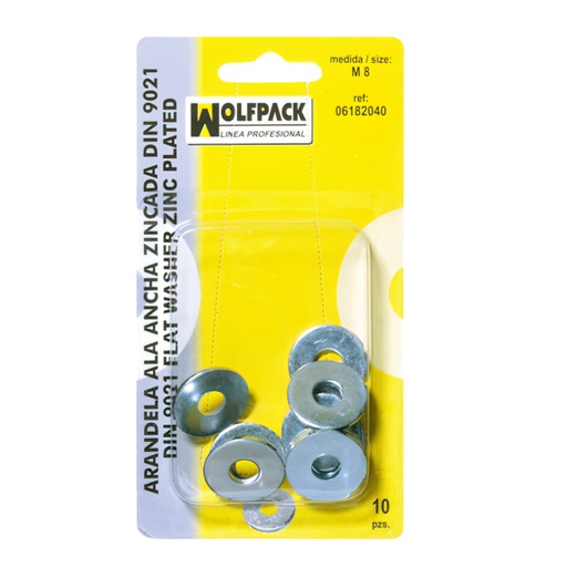 [6182020] Arandelas Ala Ancha Din9021 M05 (35 Piezas)