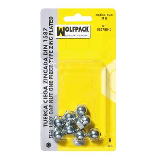 [6275010] Tuerca Ciega Din1587 M04 (20 Piezas)