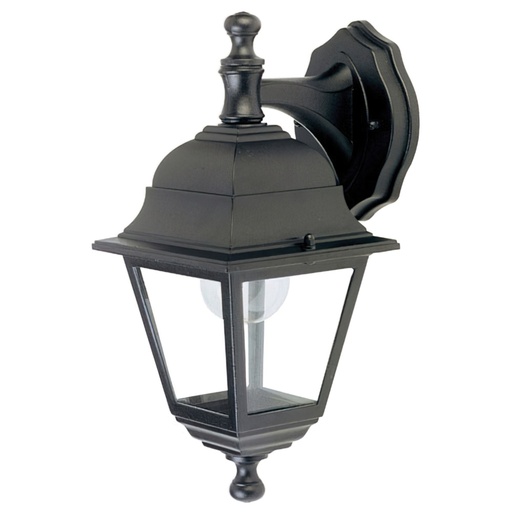 [8193000] Farol Jardín Soporte Alto Negro