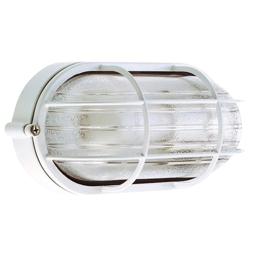[19080020] Plafón Industria  IP44 Oval Blanco