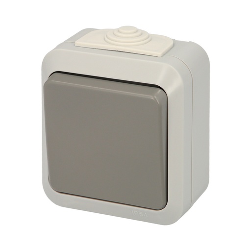 [19090080] Interruptor / Conmutador Oryx Simple con tapa gris