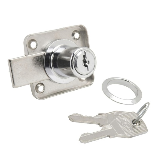 [3030030] Cerradura Mueble Para Armario 362/25 mm. Cromado