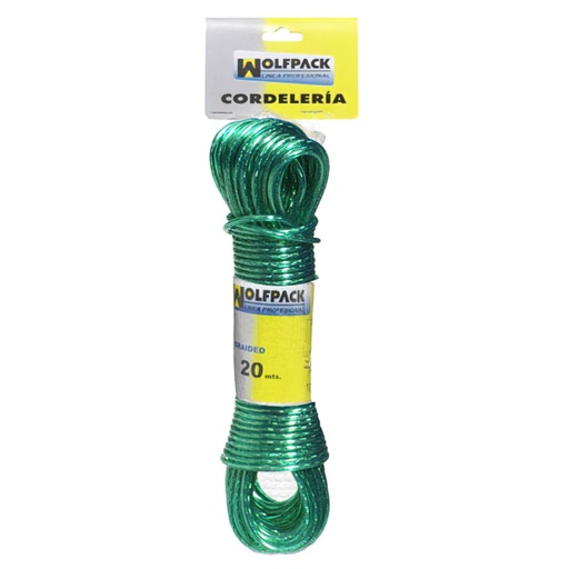 [16010305] Cuerda Plastificada Cable Acero Ø 3,5 mm. (Madeja 15 m.)