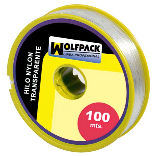 [16010355] Hilo Nylon Transparente 0.7 mm. Rollo 100 m.