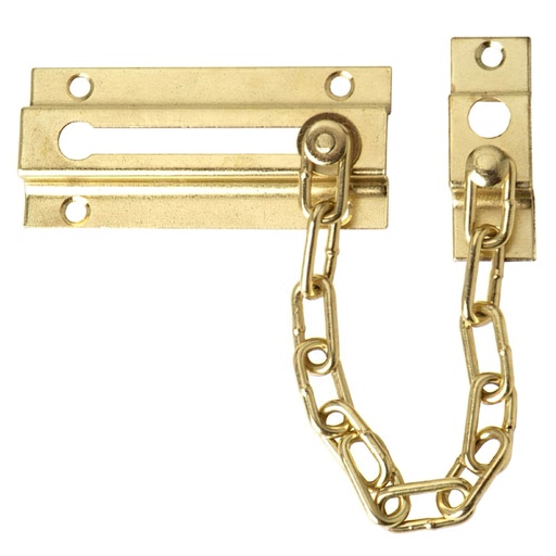 [3090440] Cadena Seguridad Puerta Latonada (Blister 1 Pieza)