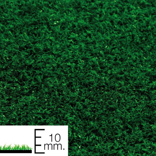 [8092100] Cesped Artificial 10 mm. Superficies Pequeñas Rollo 1x10 Metros