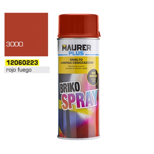 [12060223] Spray Pintura Rojo Fuego 400 ml.