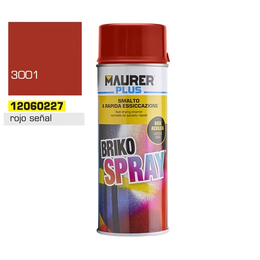 [12060227] Spray Pintura Rojo Señal 400 ml.