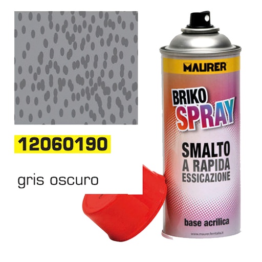 [12060190] Spray Pintura Gris Forja Oscuro 400 ml.