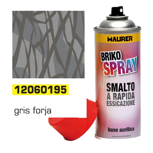 [12060195] Spray Pintura Gris Forja 400 ml.
