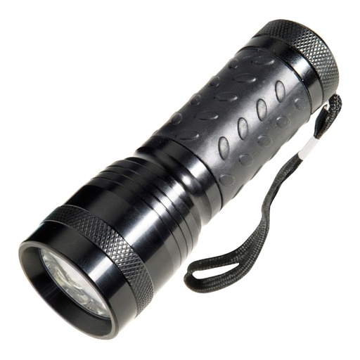 [19041230] Linterna LED De Mano De Aluminio A Pilas	(3 AAA) 55 Lumenes 14 Leds Mango Engomado