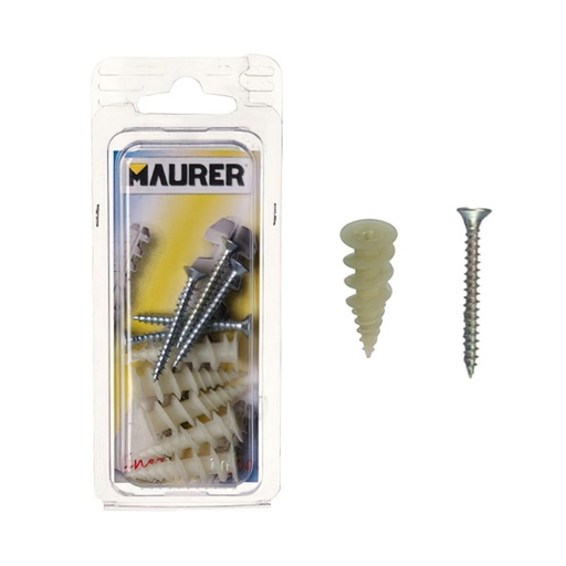 [13141200] Taco Nylon Para Carton-Yeso Con Tornillo (5piezas)