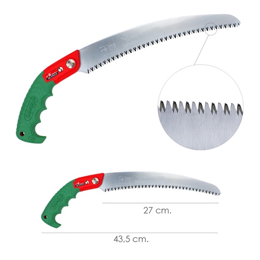 [8230643] Serrucho Samurai GC Curvo 270 mm.