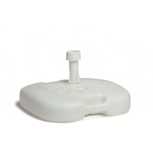 [8042650] Base Sombrilla Ligera Abs 20 litros Blanca