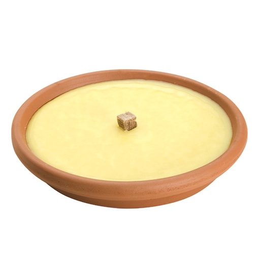 [8045210] Vela Antimosquitos Citronela Recipiente Terracota 16 cm. / 170 Gramos