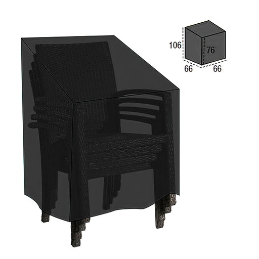 [8327000] Funda Cubre Sillas Apilable 66x66x76x106 cm.