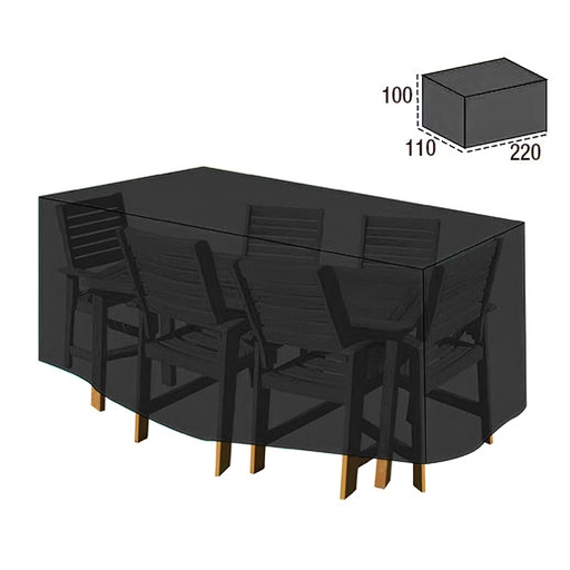 [8327015] Funda Cubre Mesa / Conjunto 100x110x220 cm.