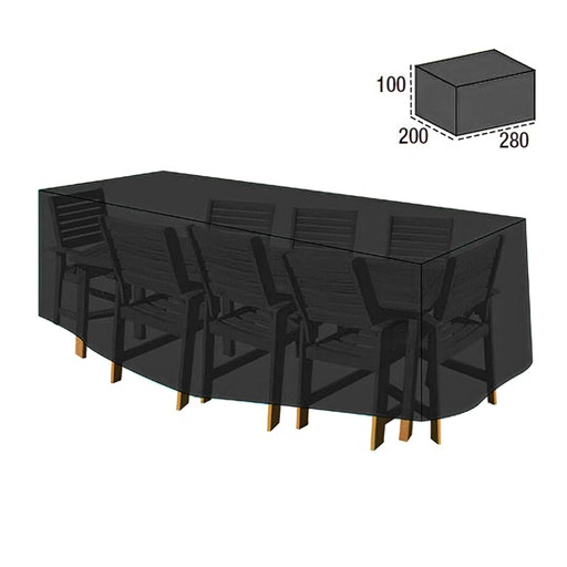[8327020] Funda Cubre Mesa / Conjunto 100x200x280 cm.