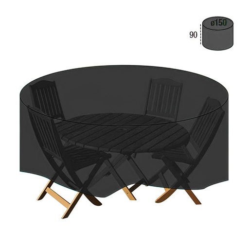 [8327030] Funda Cubre Mesa / Conjunto Diámetro 150x90 cm.