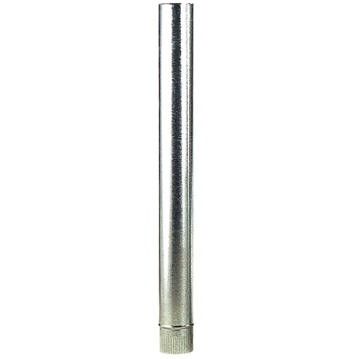 [22010053] Wolfpack Tubo Estufa Acero Galvanizado Ø 110 mm, Ideal Estufas de Leña, Chimenea, Alta resistencia, Conducto Humos