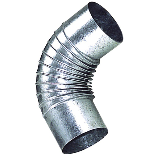 [22010056] Codo Estufa Galvanizado de 120 mm. 90°.