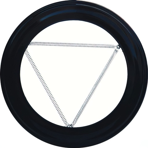 [22010920] Plafón Embellecedor de Color Negro Para Estufa 200 mm.
