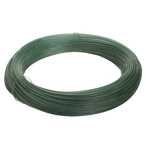 [1060030] Alambre plastificado Verde Rollo 25 Kg. / Nº17