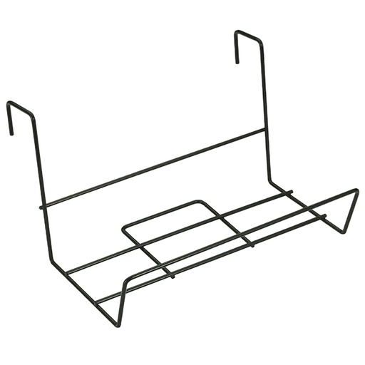 [8093213] Soporte Para Jardinera Balcon Acero Plastificado Negro 41x18 cm.