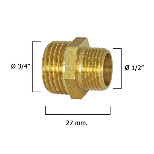 [4020047] Machones Reductores Pulidos 3/4" A 1/2"