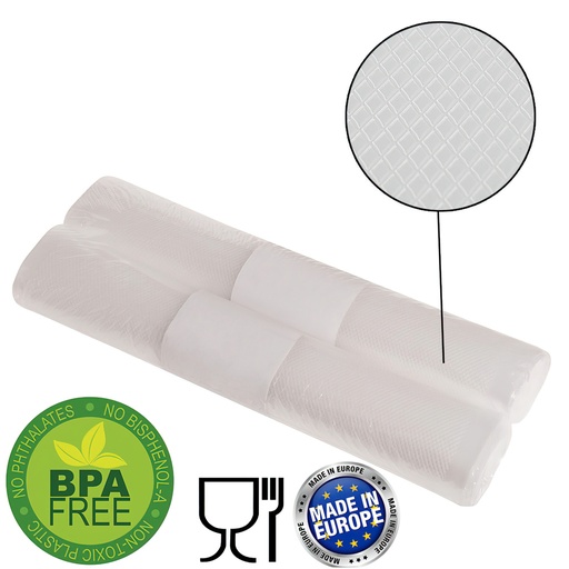 [5500300] Bolsas Envasar Al Vacío Gofrada 20x600 cm. (2 Rollos)