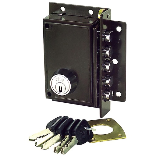 [3010405] Cerradura Jis Seguridad 5239 11x7 Derecha Pintada