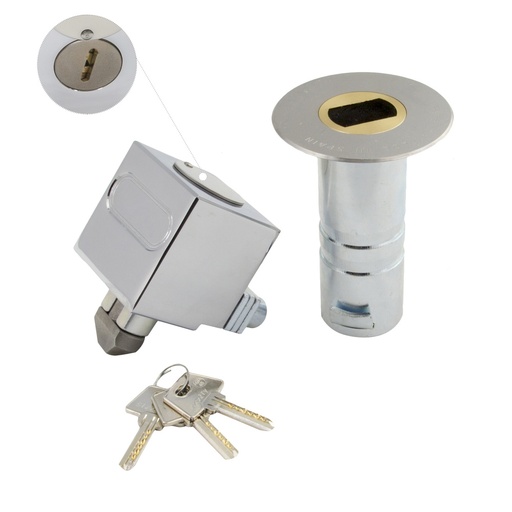 [3010685] Candado Empotrar Llave Plana C-2 Macho