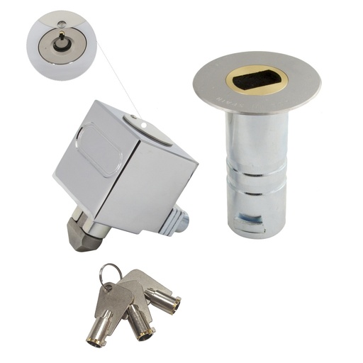 [3010686] Candado Empotrar Llave Tubular C-2 Macho