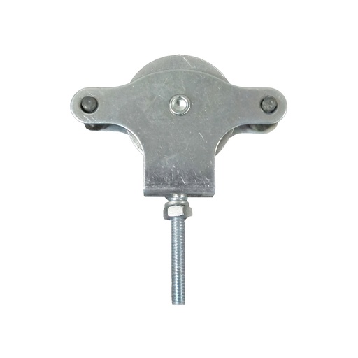 [5120501] Polea Tendedero Wolfpack Zincado 40 mm. Roldana Metal con Tornillo