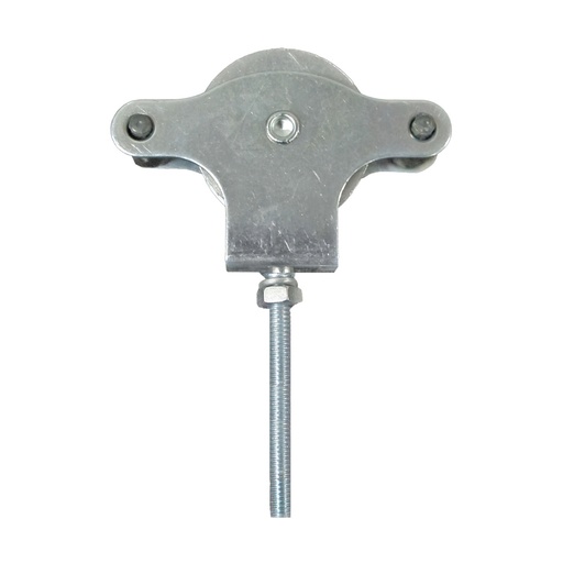 [5120504] Polea Tendedero Wolfpack Zincado 60 mm. Roldana Metal con Tornillo