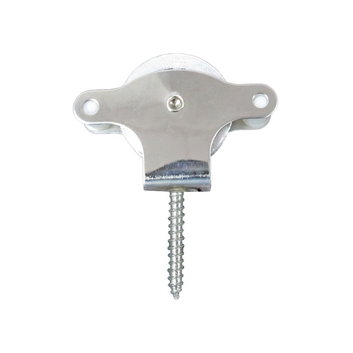 [5121605] Polea Tendedero Wolfpack Inoxidable 40 mm. / Roldana Metalica Con Tirafondo