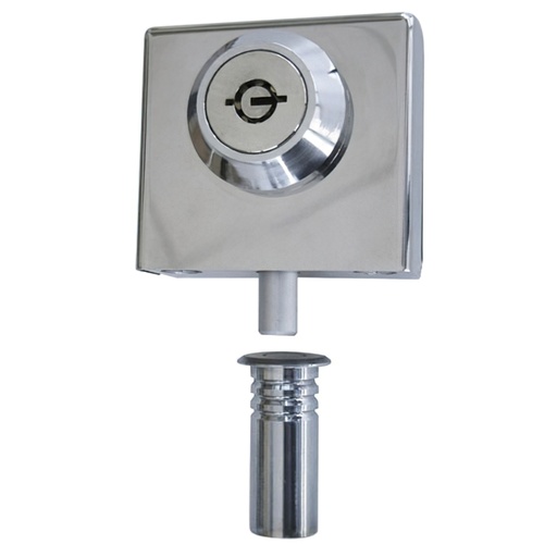 [3180005] Cerradura CBM 2005 Puerta Cristal Llave Tubular