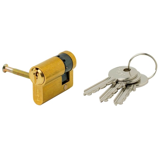 [3171070] Cilindro Iseo F5  Europeo 30x10 Latonado Leva Larga