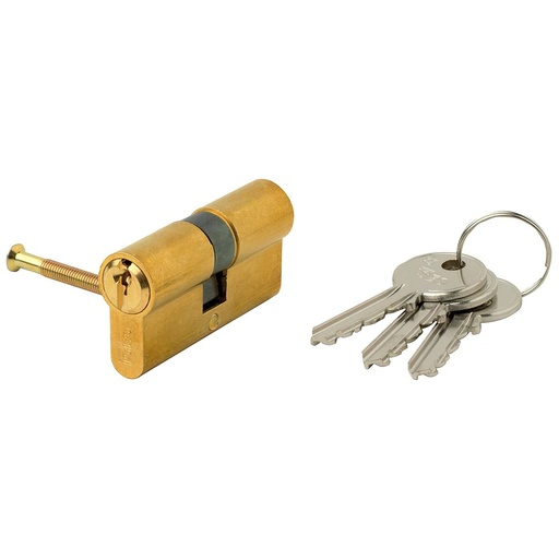 [3171080] Cilindro Iseo F5  Europeo 30x30 Latonado Leva Larga