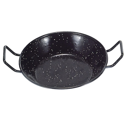 [5020006] Sartén Doble Honda Con Asas Esmaltada 24 cm.